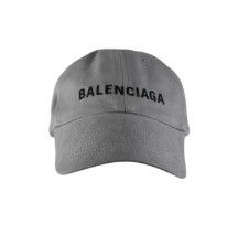 Balenciaga Balenciaga 'Logo' Grey & Black Baseball Cap Size ONE SIZE - 1 Preview
