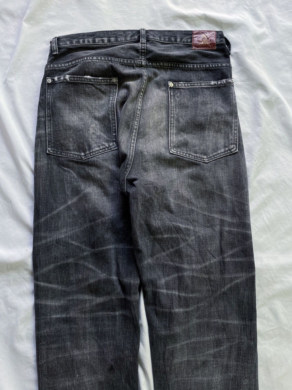 Madness MADNESS DISTRESSED BAGGY DENIM PANTS SELVEDGE Size US 34 / EU 50 - 16 Thumbnail
