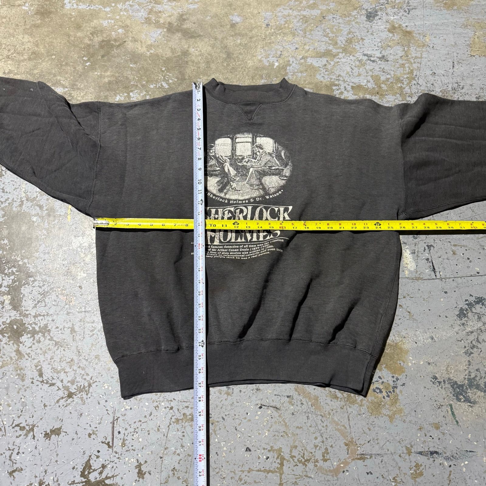 Vintage Vintage 90’s Sherlock Holmes Crewneck XL Size US XL / EU 56 / 4 - 6 Thumbnail