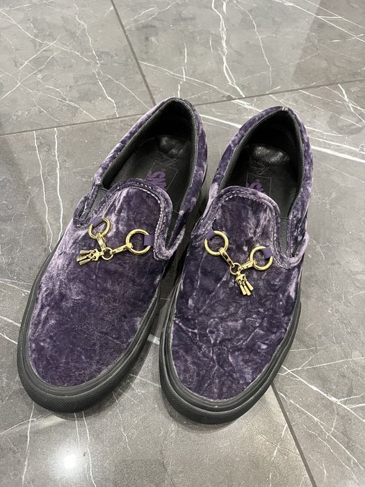 Vans Needles x Vans Slip On Velvet Sneakers | Grailed