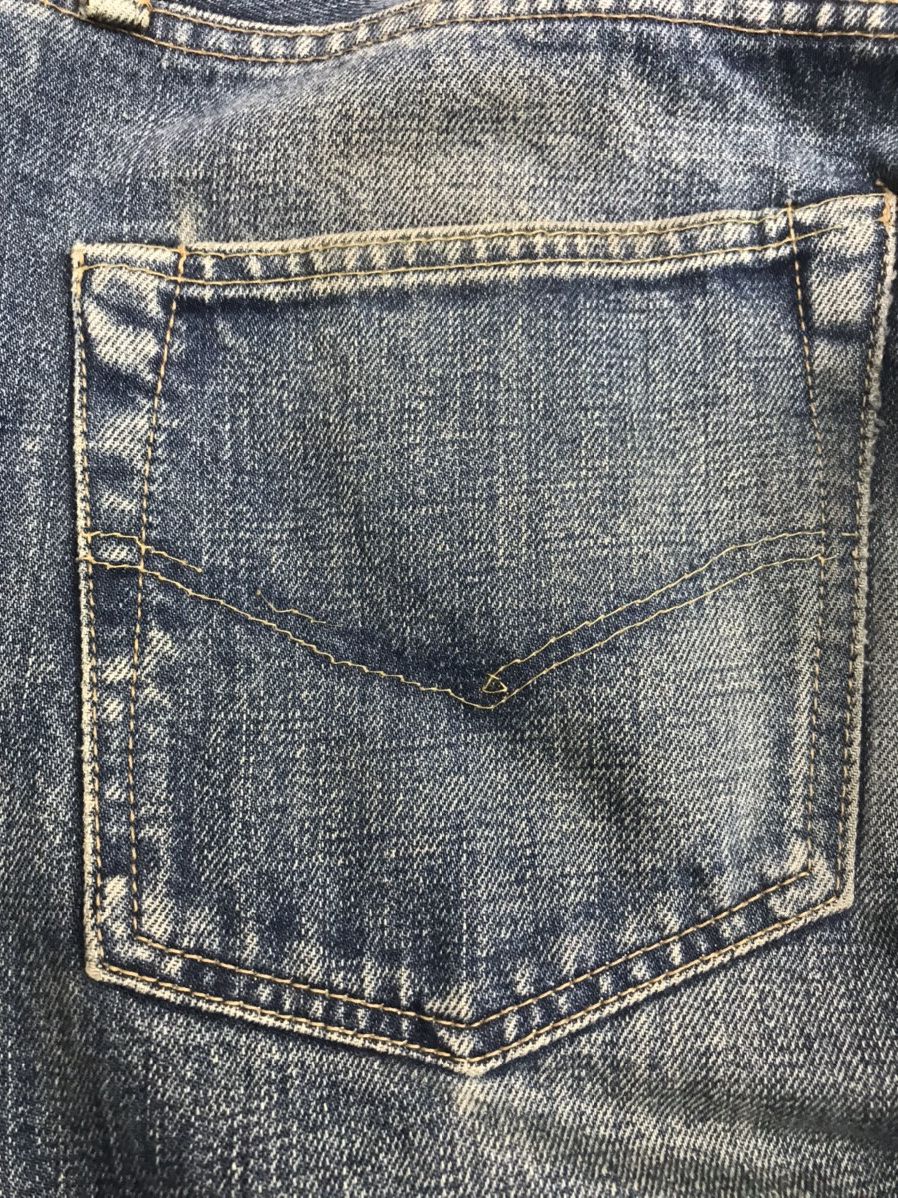 EIGHT-G × Japanese Brand EIGHT G Selvedge Sturdy Distressed Jeans F16 Size US 30 / EU 46 - 22 Thumbnail