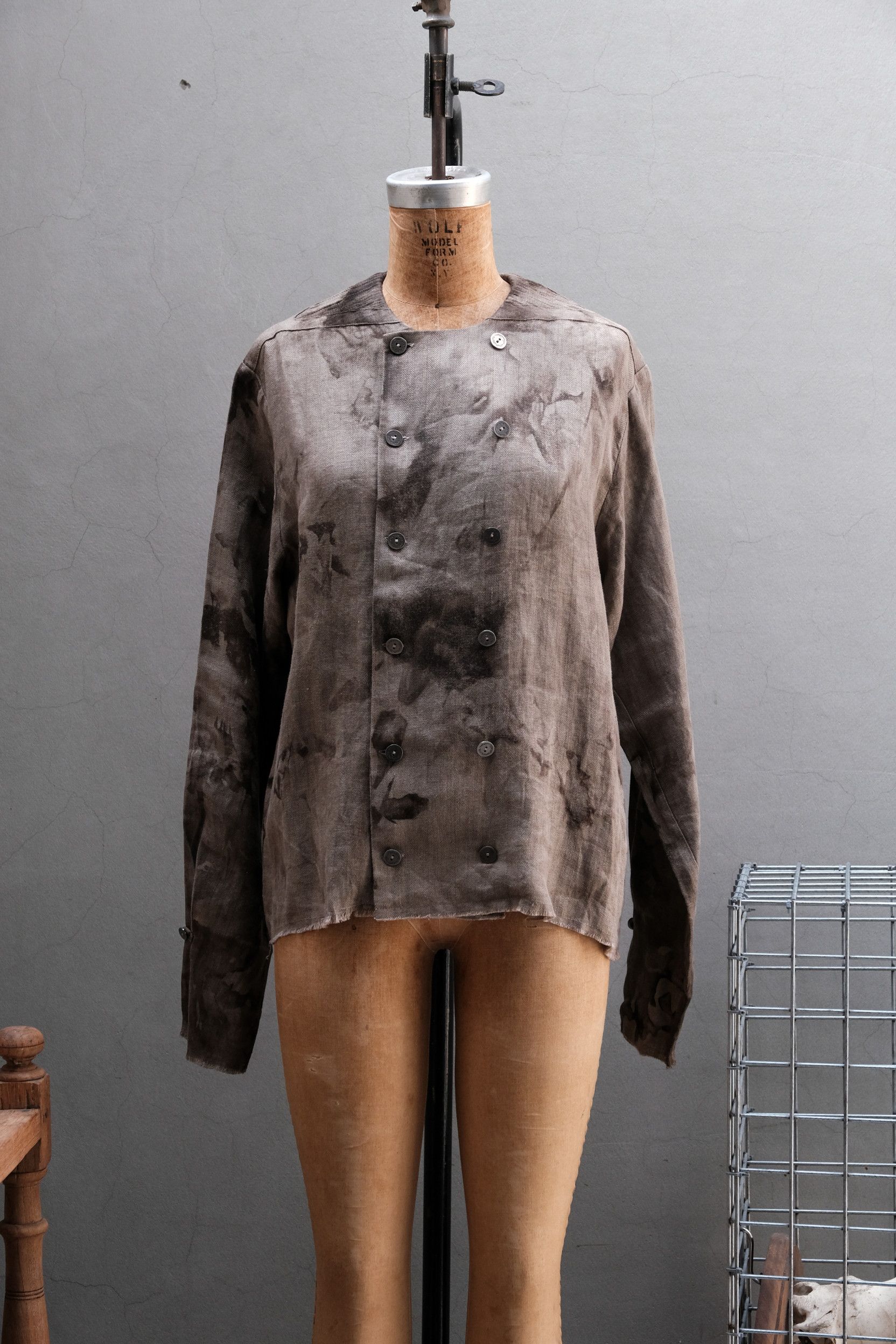 Professor.E Professor.E Forgotten Materials Collarless Shirt Size US S / EU 44-46 / 1 - 1 Thumbnail