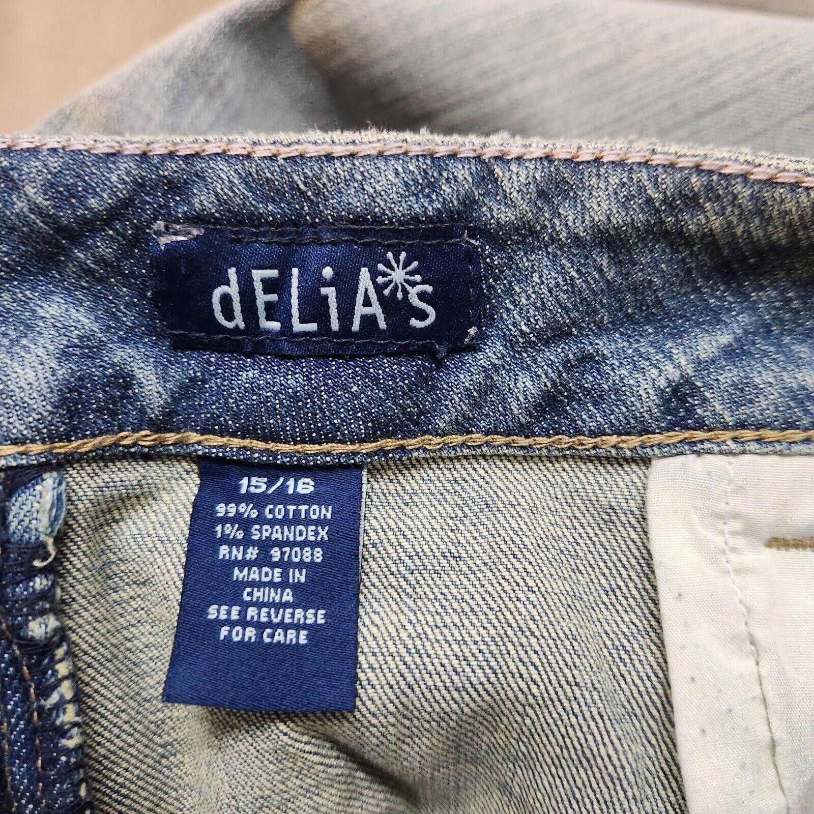 Designer NWT Deliahs Bailey Cuffed Cropped Jeans Size 15/16 New Size 38" / US 16 / IT 52 - 8 Thumbnail