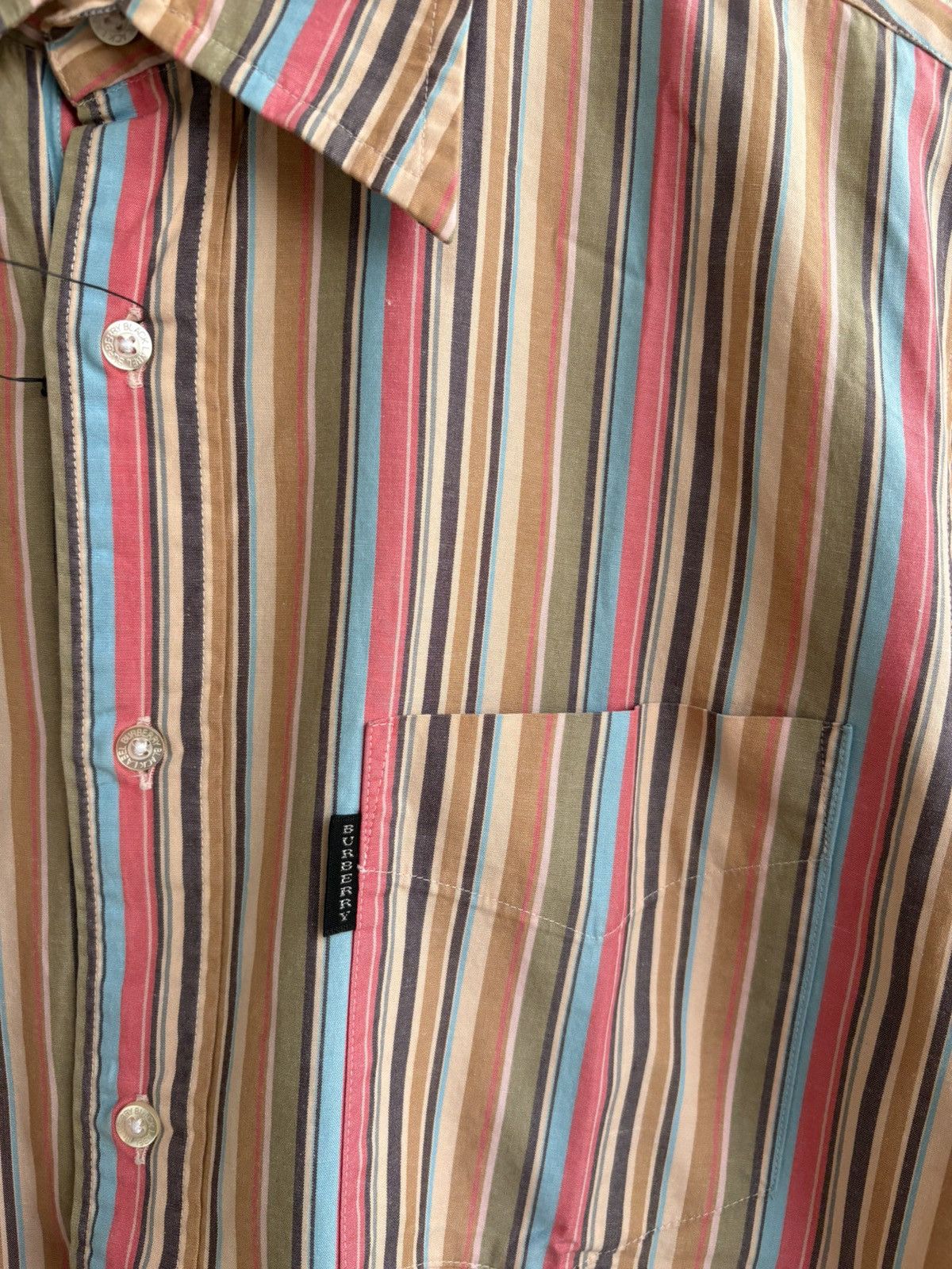 Burberry 90s Archive Burberrys button up rainbow Size US M / EU 48-50 / 2 - 3 Thumbnail