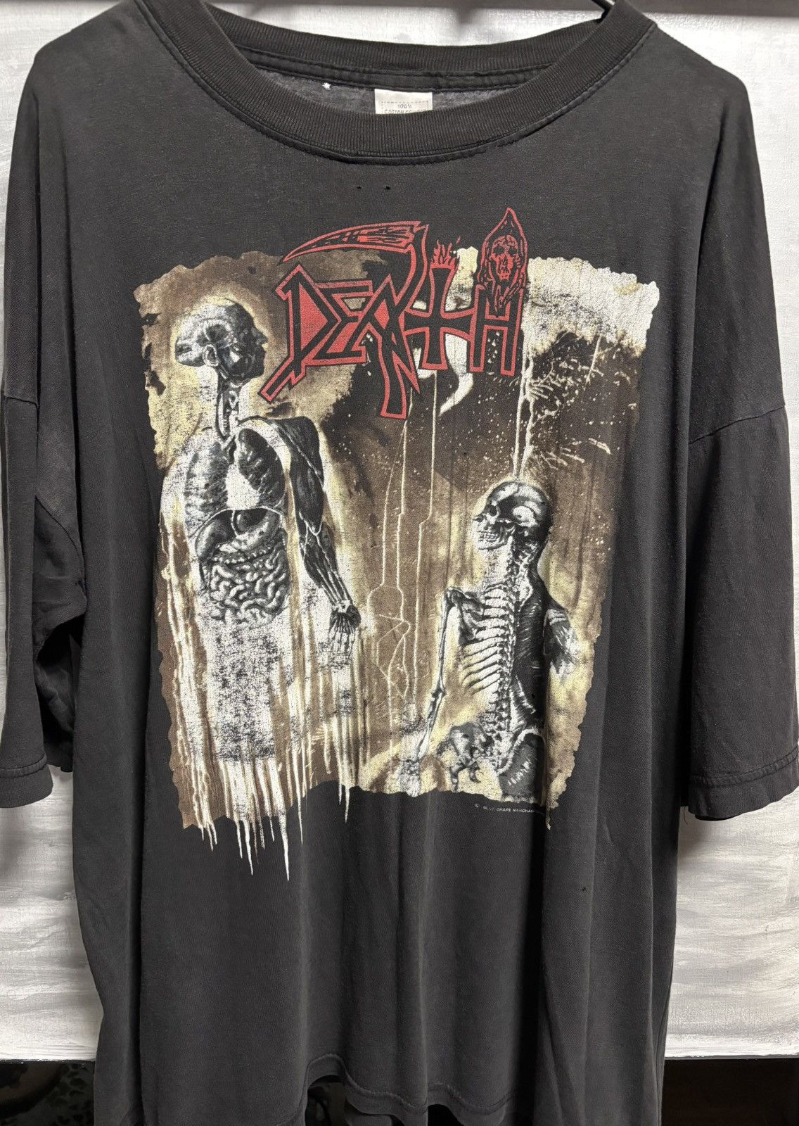 Band Tees RARE! Death Human 1992 Europe Tour Vintage Tee XL Size US XL / EU 56 / 4 - 1 Thumbnail