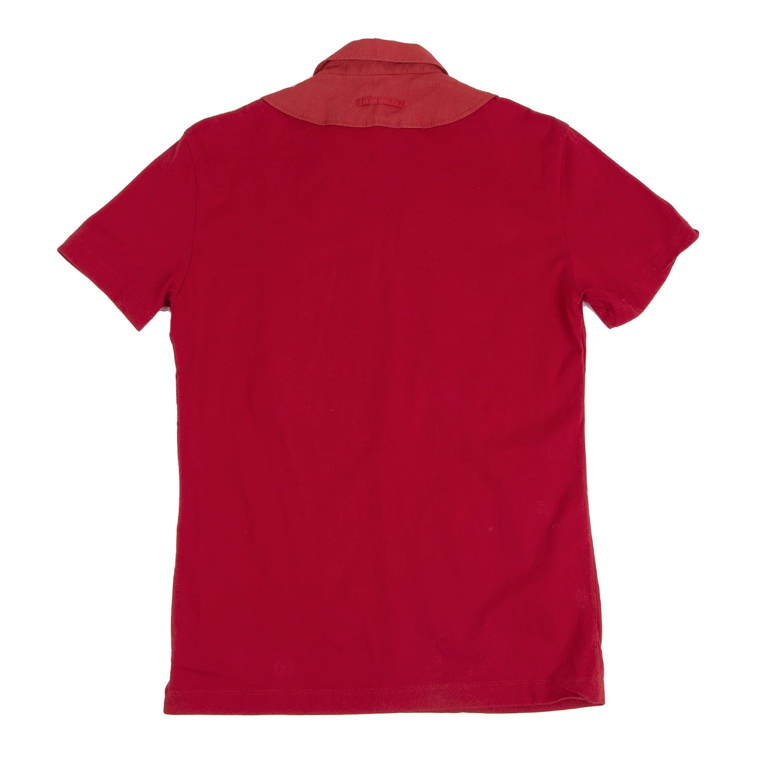 Jean Paul Gaultier Red Polo Shirt with Shirt Docking, Size S Size US S / EU 44-46 / 1 - 10 Thumbnail