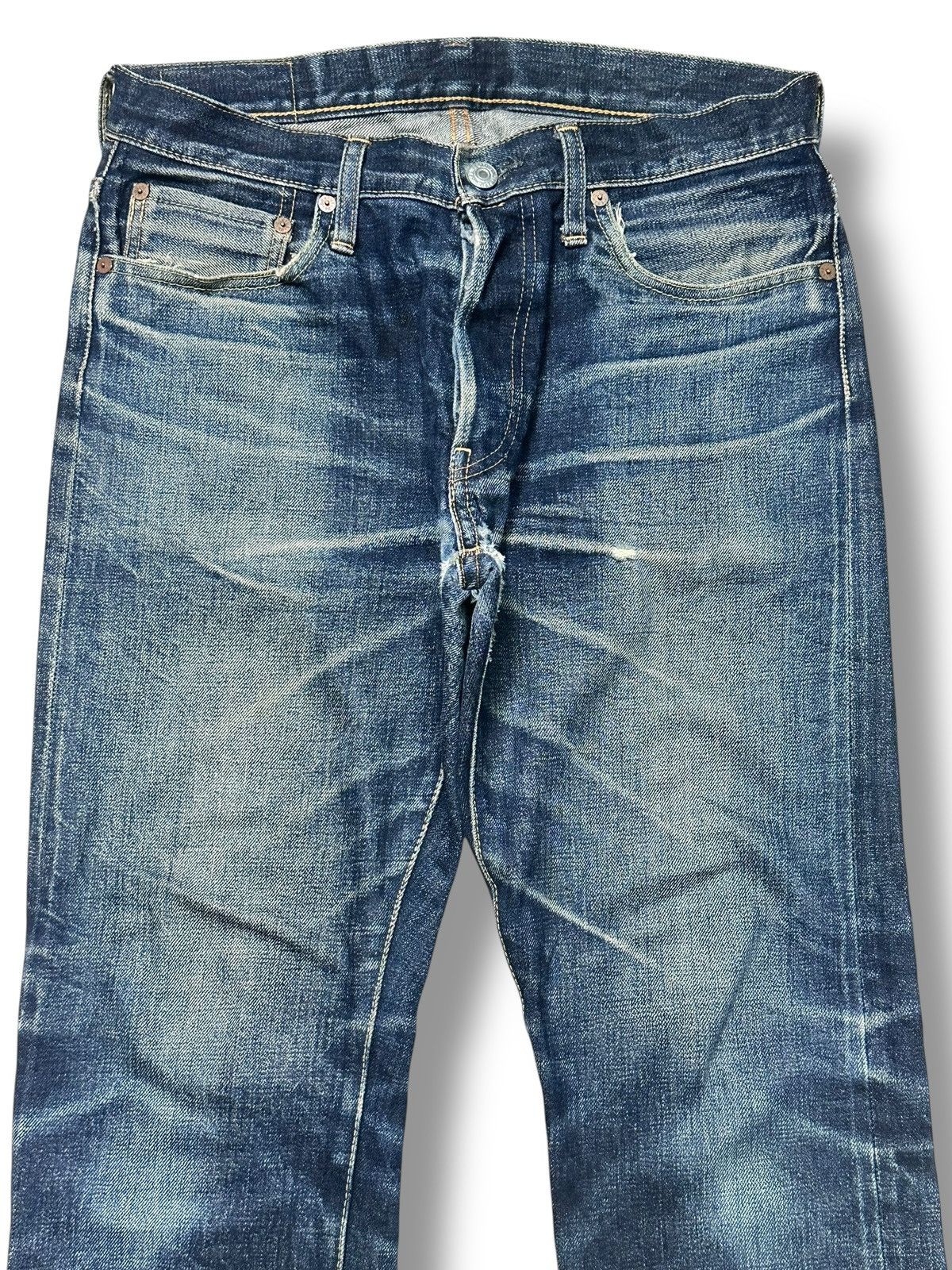 Denime Denime Vintage Selvedge Straight Loose With Faded Wash Size US 32 / EU 48 - 3 Thumbnail