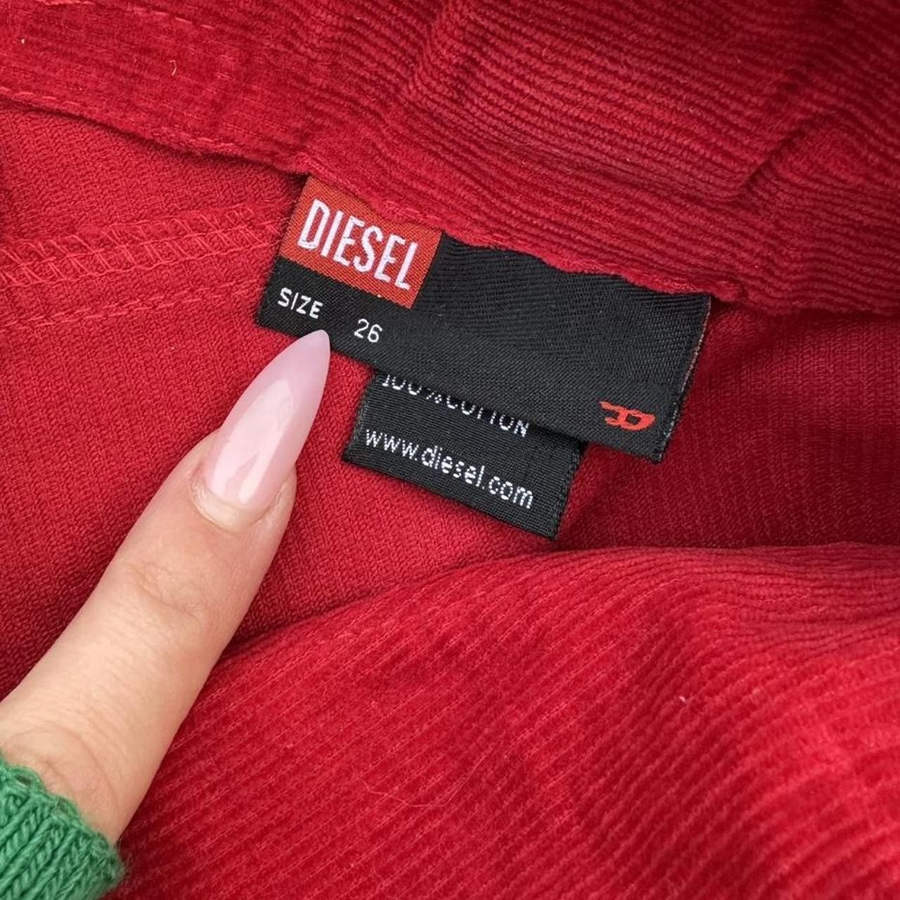 Diesel Diesel red corduroy pants Size 26" / US 2 / IT 38 - 4 Thumbnail