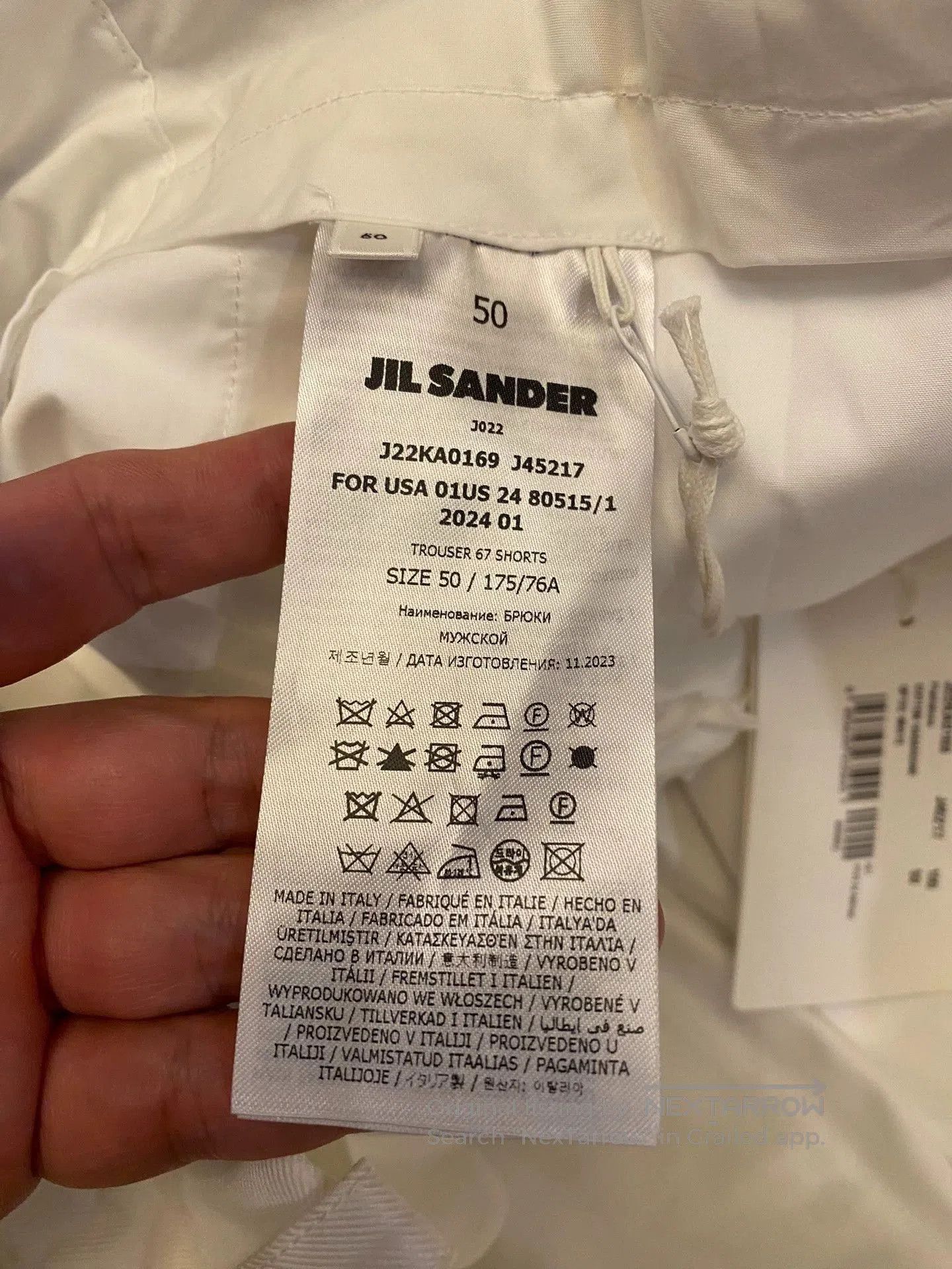 Jil Sander White Casual Shorts Size 32. Size US 32 / EU 48 - 6 Thumbnail