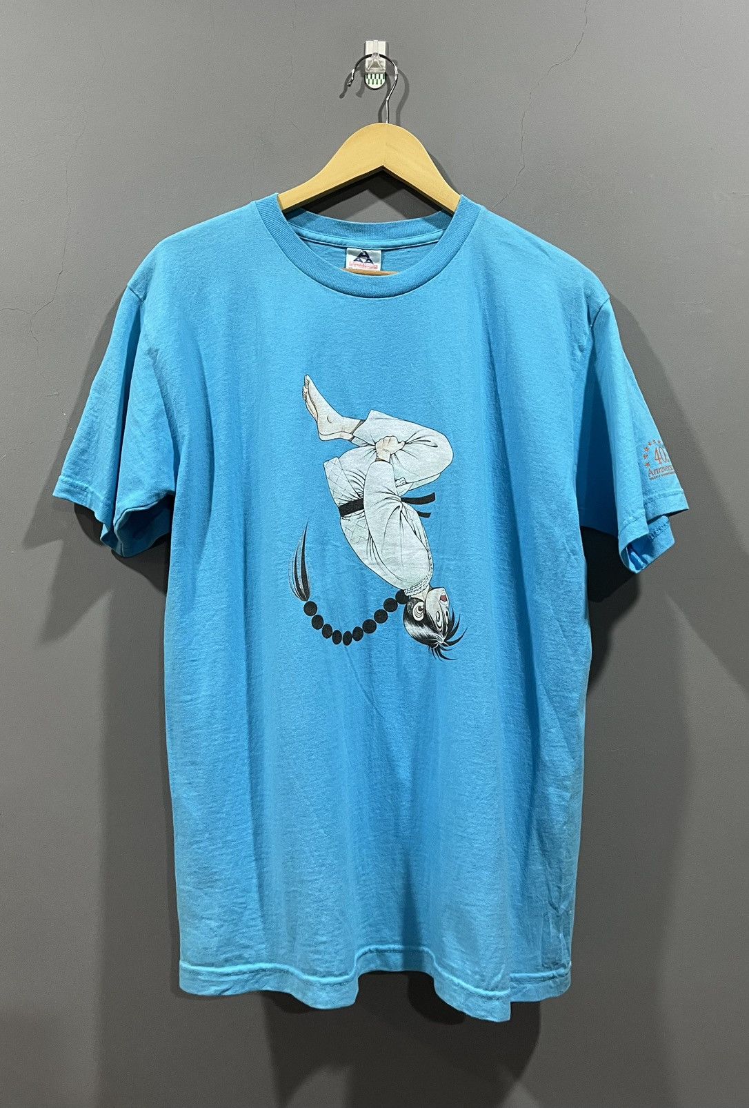 Anime Vtg 90s Kotaro Makari Toru 40th Anniversary Tshirt Size US L / EU 52-54 / 3 - 1 Thumbnail