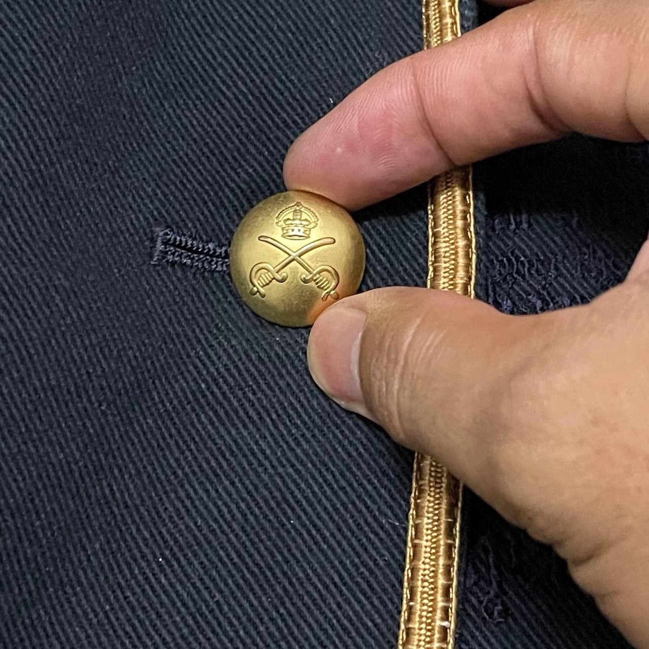 Japanese Brand Vintage Rico Gold Button Jacket Made in Japan Size US S / EU 44-46 / 1 - 5 Thumbnail