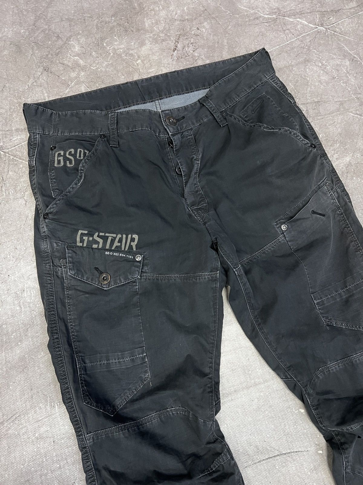 G-Star G-star raw cargo regular distressed pants y2k Size US 32 / EU 48 - 3 Thumbnail