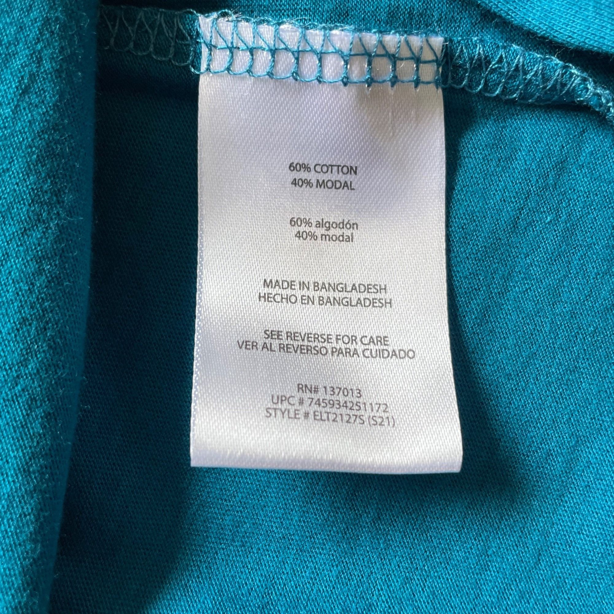 Eddie Bauer Eddie Bauer Womens Short Sleeve Soft T Shirt Tee Side Slits Size XL / US 12-14 / IT 48-50 - 7 Thumbnail