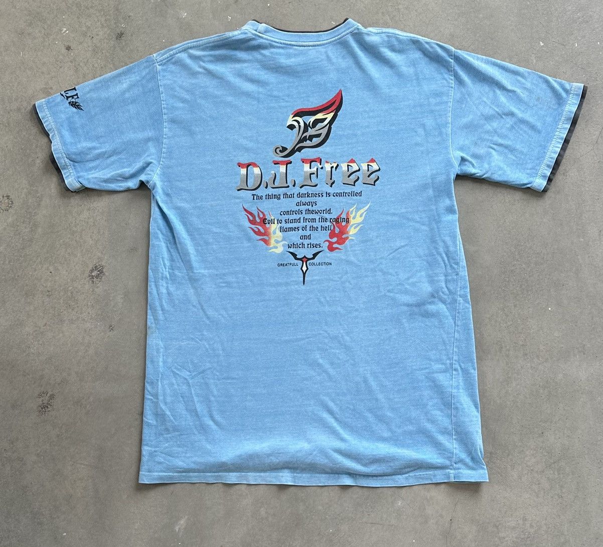 Japanese Brand × Vintage D.J. FREE JAPANESE GRAPHIC Y2K TEE Size US L / EU 52-54 / 3 - 1 Thumbnail