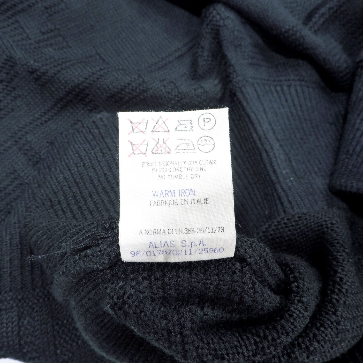 Versace BIG SPELL LOGO MONOGRAM LONG-SLEEVED KNIT SWEATER Size US M / EU 48-50 / 2 - 5 Thumbnail
