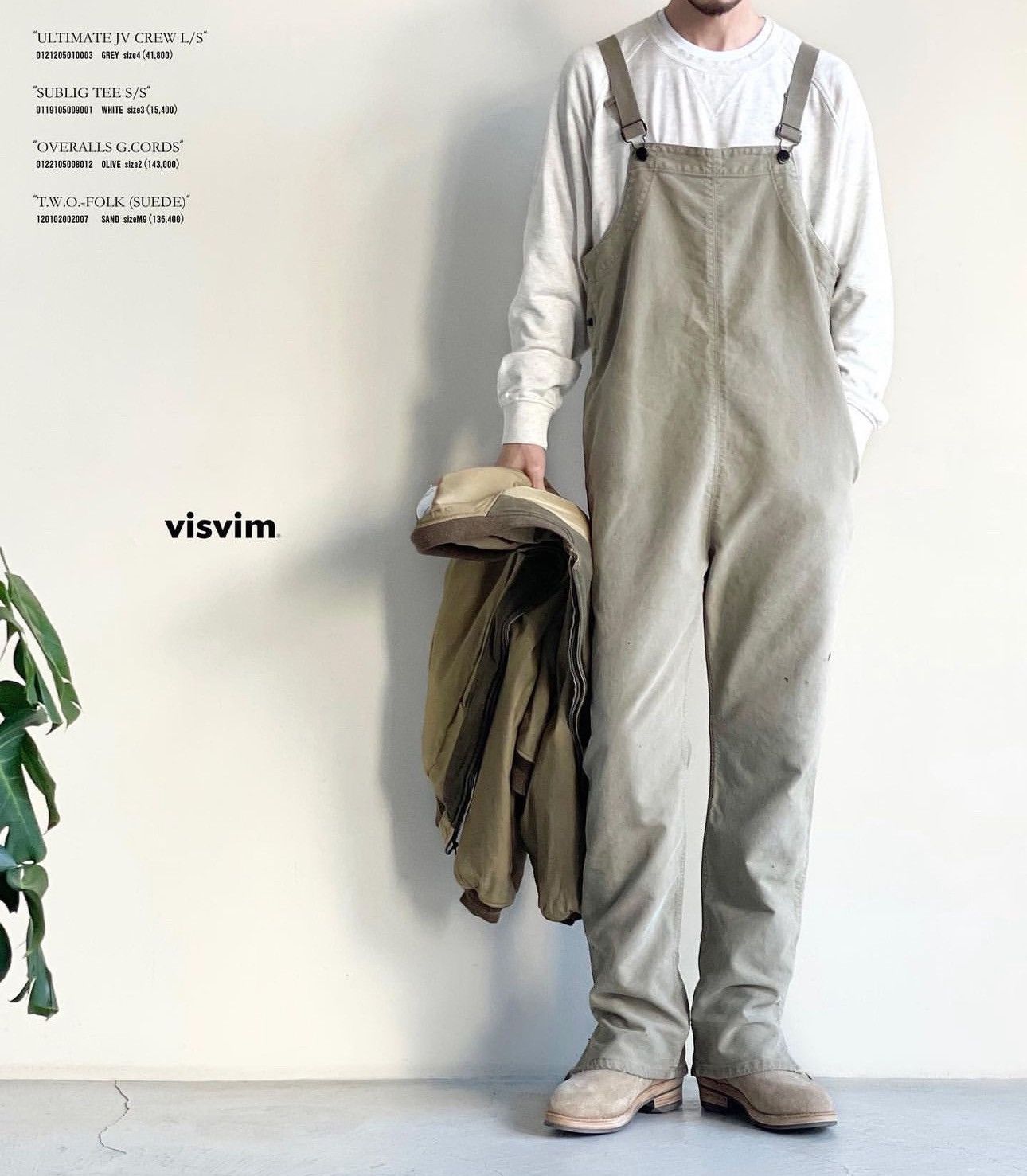 Visvim Visvim 22ss Overalls G.Cords | Grailed