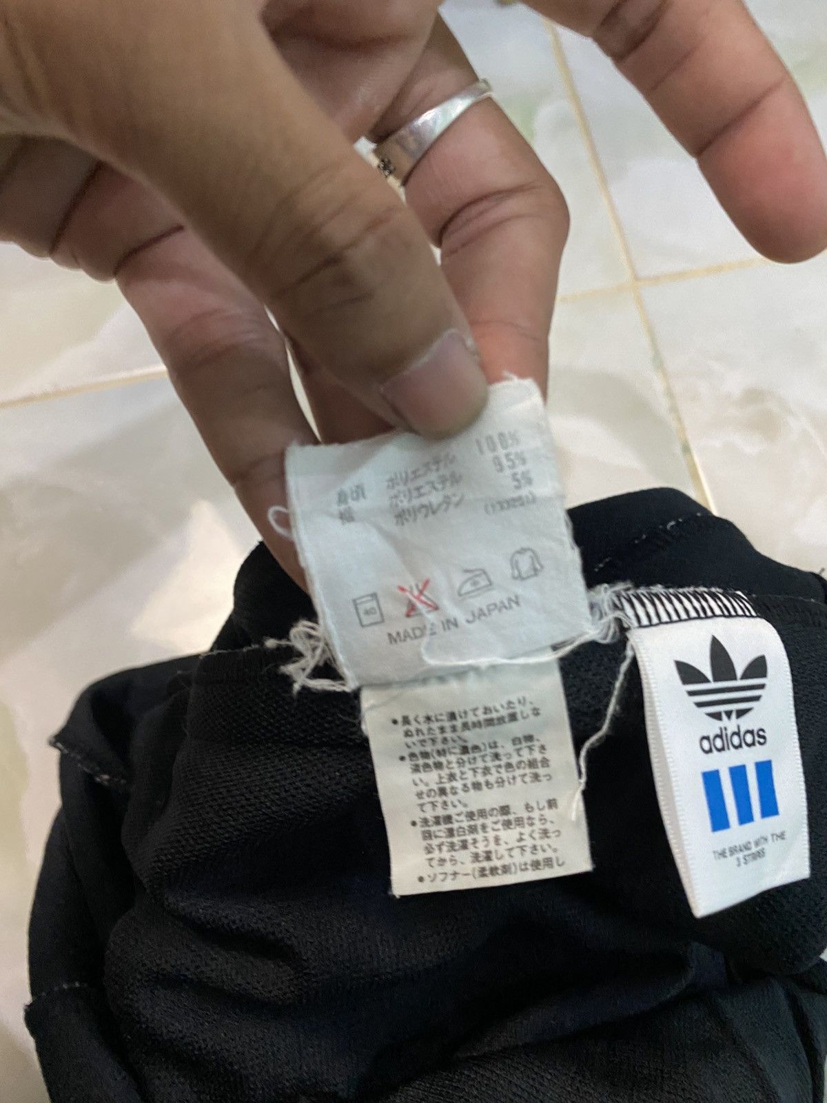 Adidas 💥Vintage ADIDAS 90S LONG TRACK PANTS BLACK Size US 28 / EU 44 - 16 Thumbnail