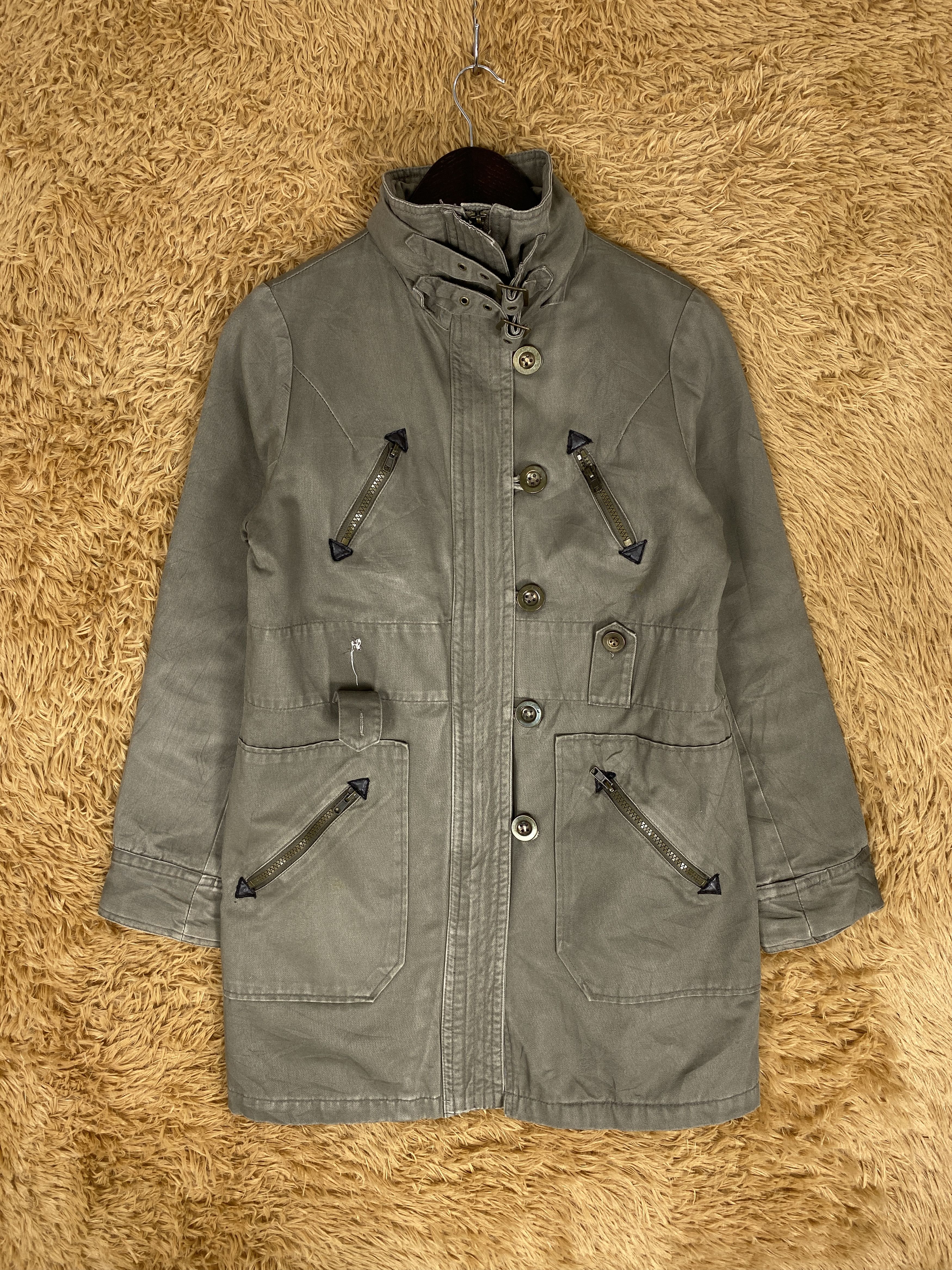 Japanese Brand Vintage Celegossip Quilted Lining Long Jacket J2279 Size US S / EU 44-46 / 1 - 1 Thumbnail