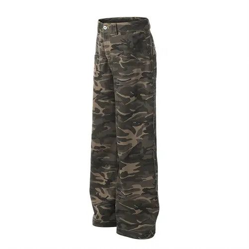Japanese Brand × Jean American high street wide leg camouflage men's cargo jeans Size US 34 / EU 50 - 3 Thumbnail