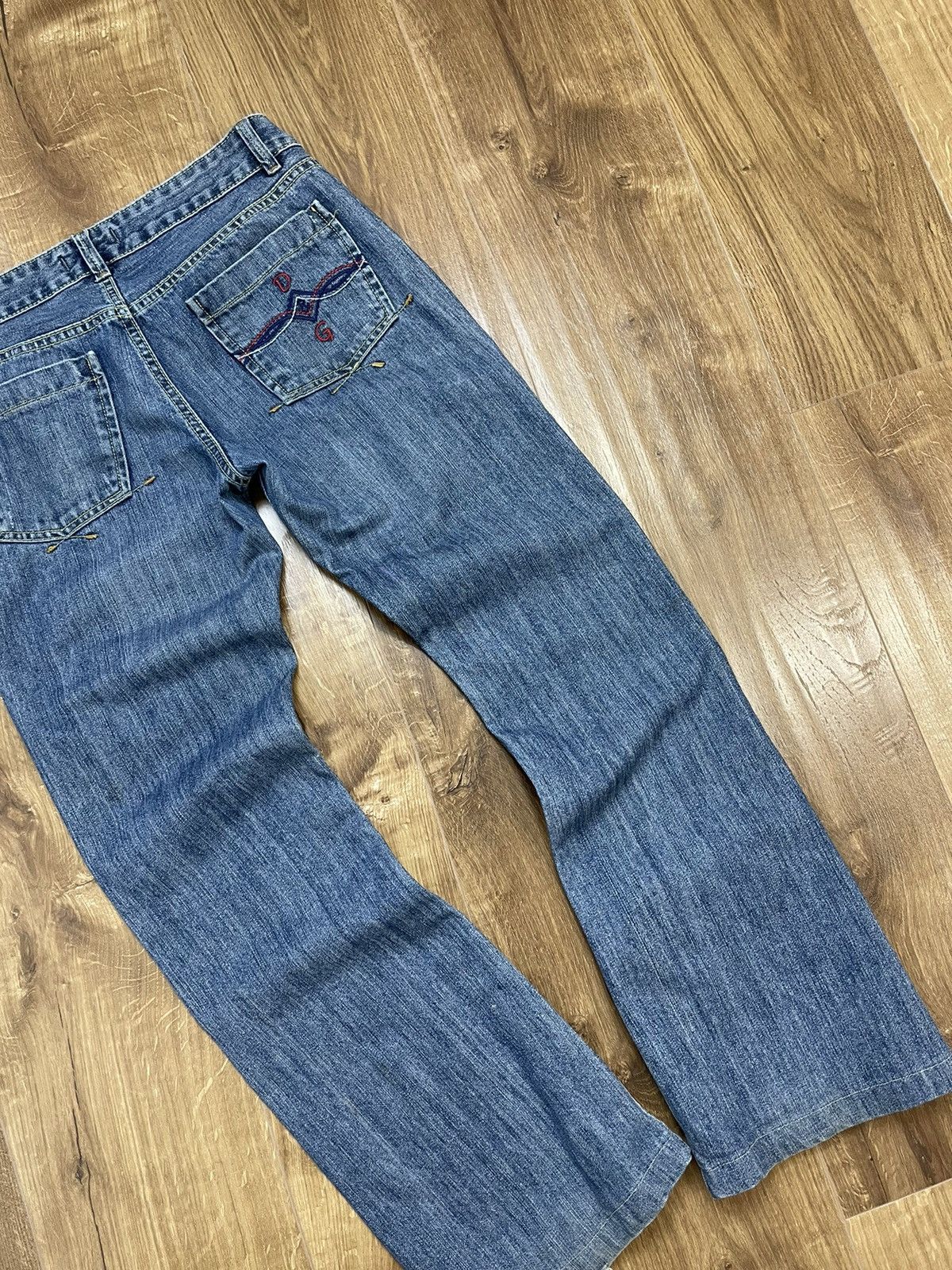 Dolce & Gabbana × Vintage Vintage Dolce&Gabbana Y2K Style Blue Stonewashed Denim Jeans Size US 29 - 22 Thumbnail