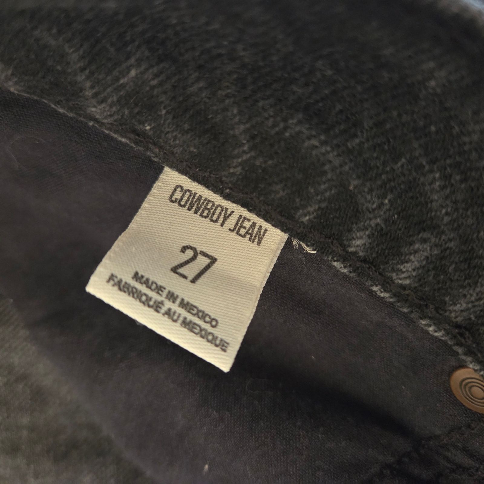 Bdg BDG Urban Outfitters Cowboy Jeans Black Denim - Size 27 Size 27" / US 4 / IT 40 - 5 Thumbnail