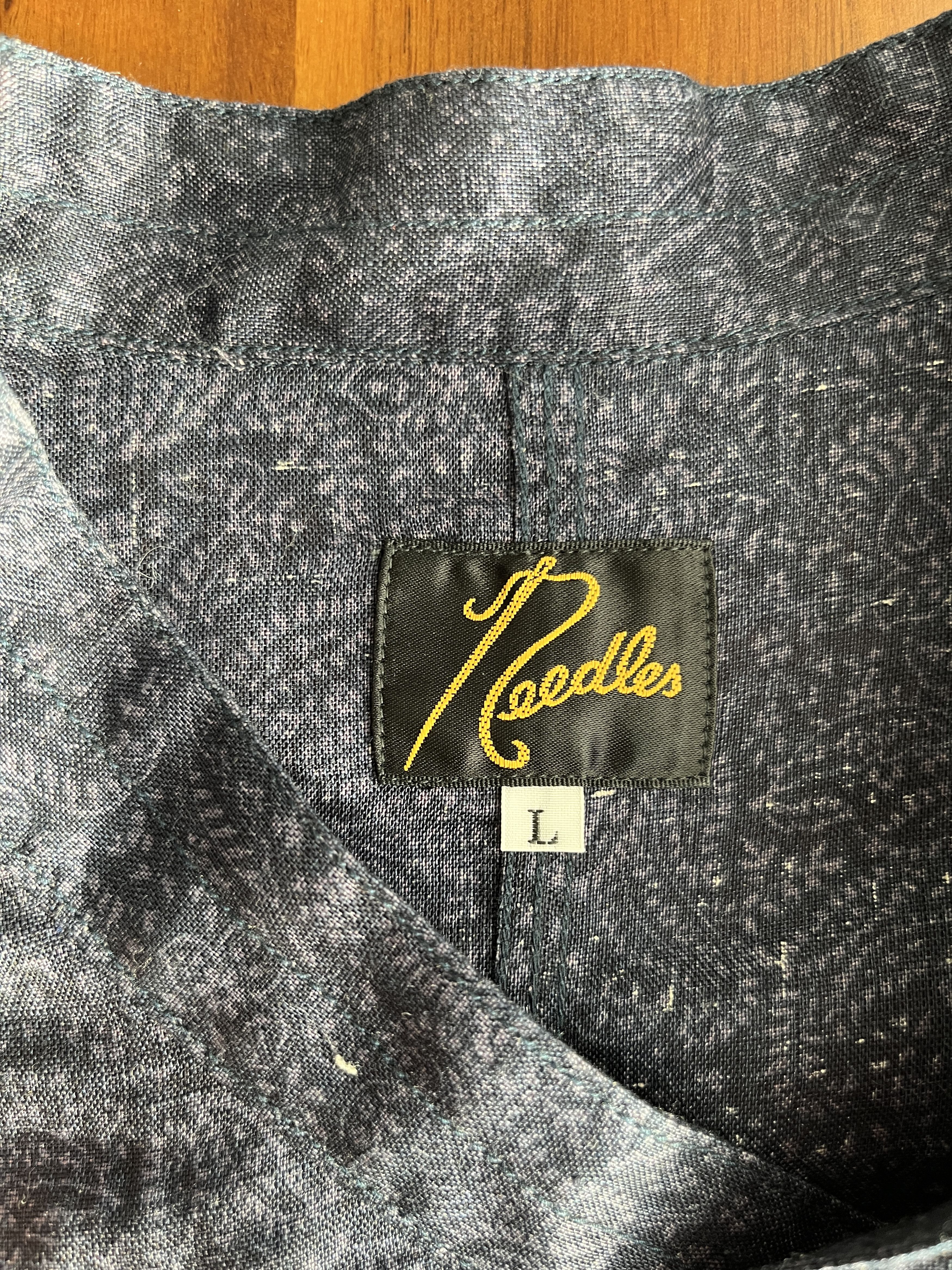 Needles Linen Nehru Jacket Size US L / EU 52-54 / 3 - 6 Thumbnail
