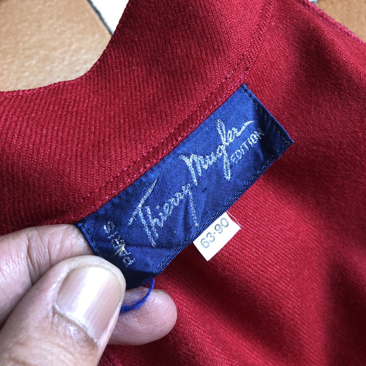 Thierry Mugler × Vintage vintage THIERRY MUGLER midi skirt Size 25" / US 0 / IT 36 - 10 Thumbnail