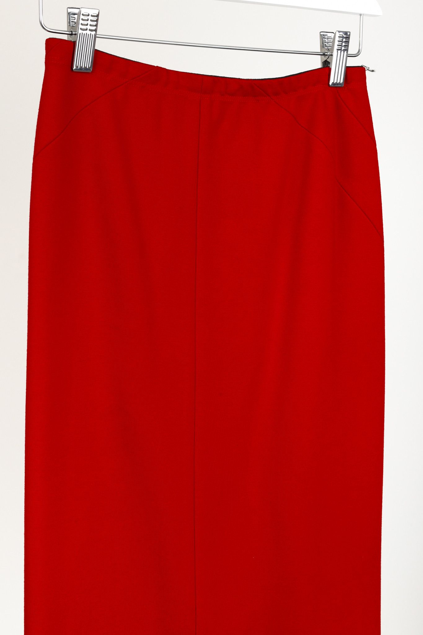 Untitled&Co Untitled Red Stitch Accent Pencil Skirt Size 24" / US 00 / IT 34 - 3 Thumbnail