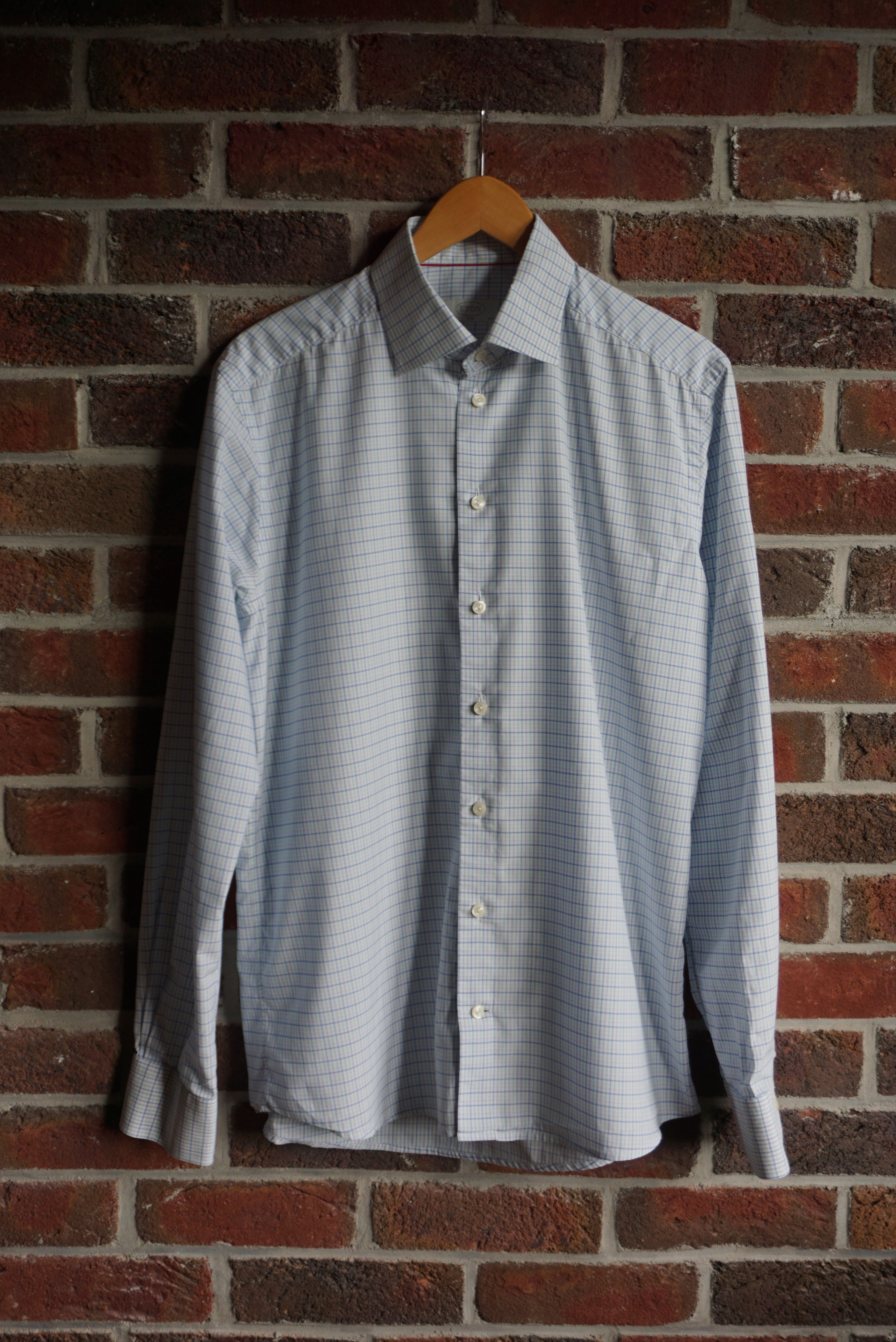 Eton ETON slim fit checked shirt 16.5" 42 cm formal business Size US L / EU 52-54 / 3 - 10 Thumbnail