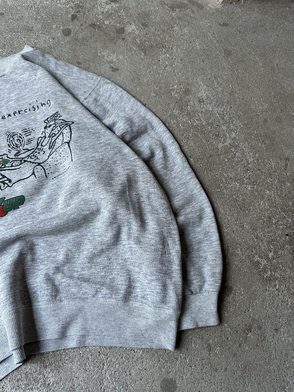 Pepsi 80s Vintage 7up PromoGraphic Sweatshirt Boxy Crewneck Size US 28 / EU 44 - 8 Thumbnail