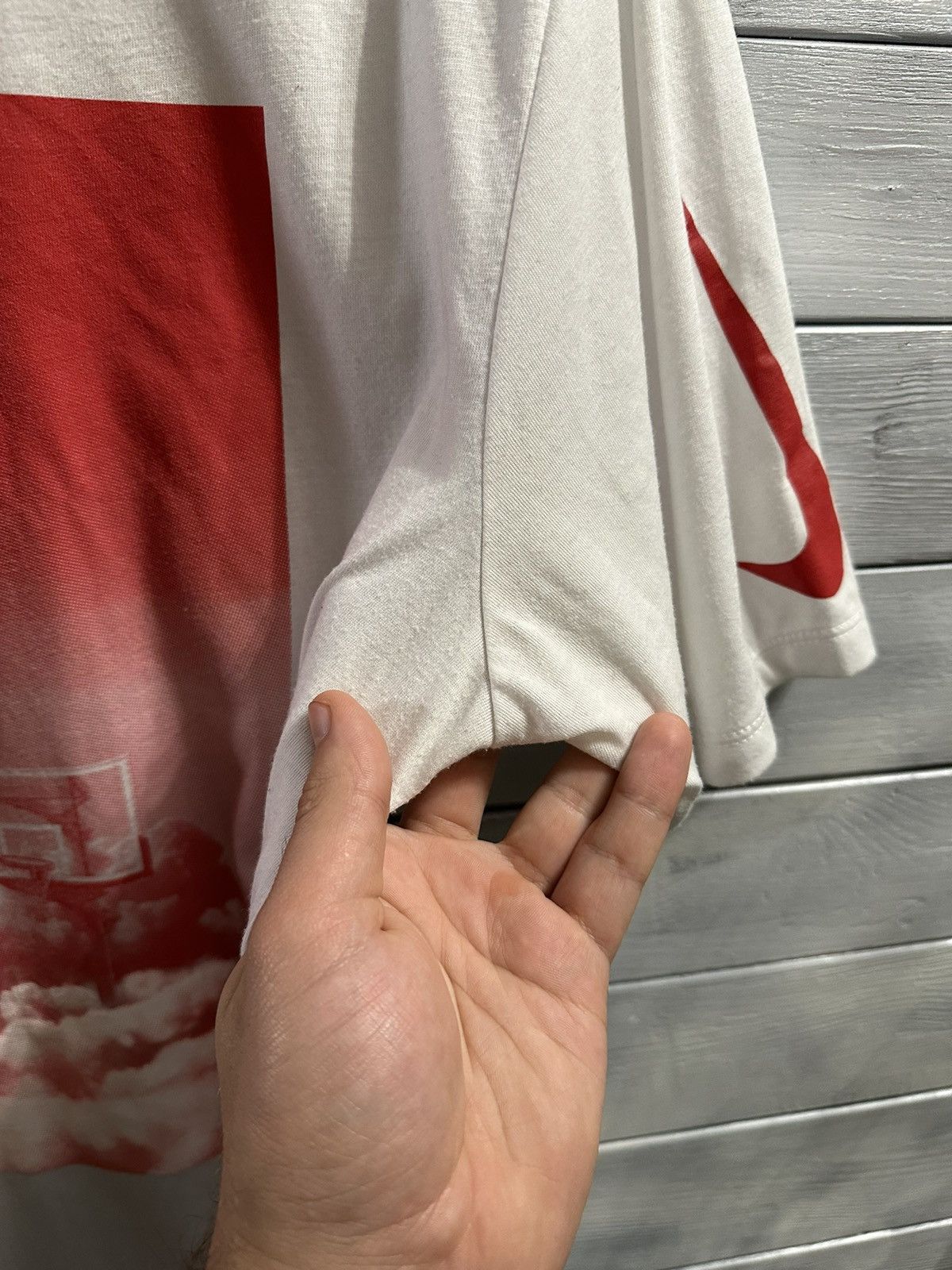 Nike Rare T-Shirt Nike Swoosh Drill style. Size US M / EU 48-50 / 2 - 6 Thumbnail