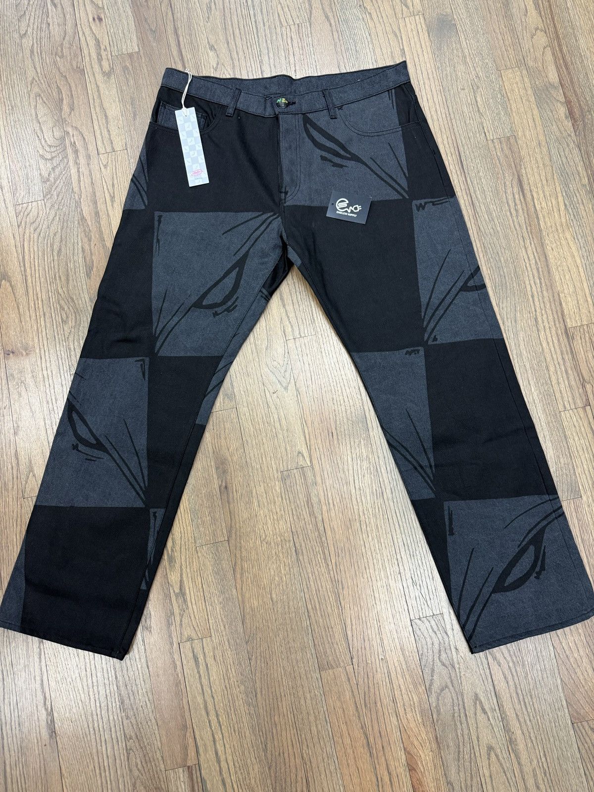 Matty Boy Matty Boy 99 Eyes Grey/Black Denim! Brand New extremely rare Size US 36 / EU 52 - 1 Thumbnail