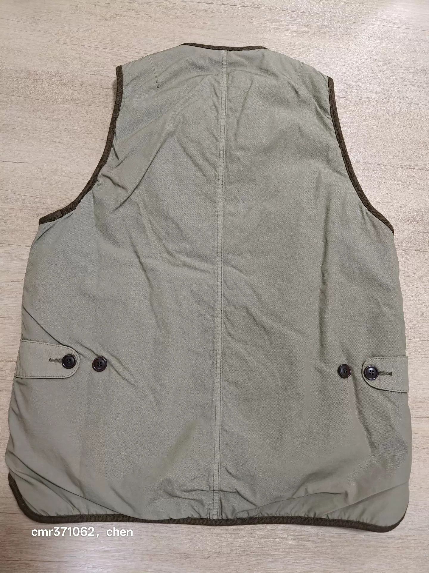 Visvim VISVIM 21 Liner Vest Military Olive 1 Double-Sided Size US S / EU 44-46 / 1 - 3 Thumbnail