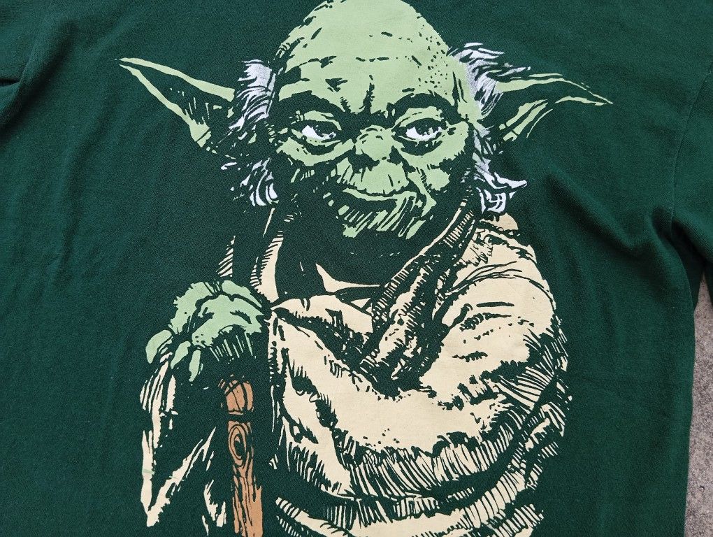 Star Wars Star Wars Yoda 👽 Tshirt Movie Jedi 💥 Size US M / EU 48-50 / 2 - 1 Thumbnail