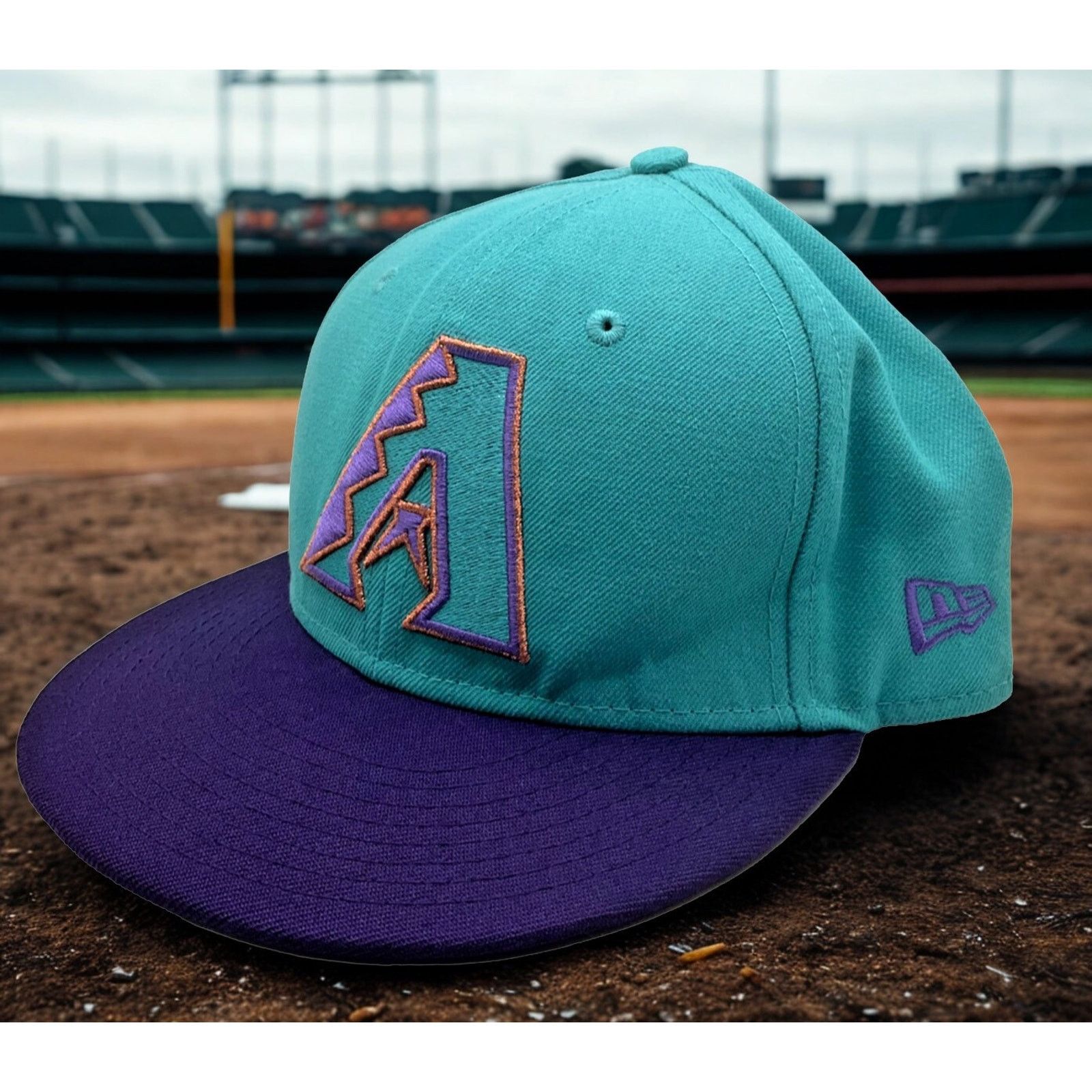 New Era Arizona Diamondbacks New Era 59FIFTY Fitted Hat Retro 7 3/8 Size ONE SIZE - 10 Thumbnail
