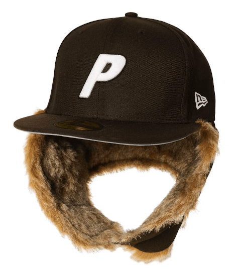 New Era × Palace Palace New Era Mask Dogear 59Fifty Brown 7 5/8 Fur Size ONE SIZE - 2 Thumbnail