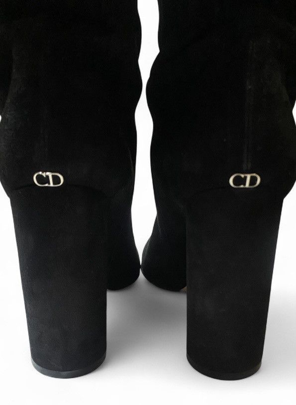 Dior Dior Pleats Knee High/Thigh High Suede Boots Size US 7 / IT 37 - 7 Thumbnail