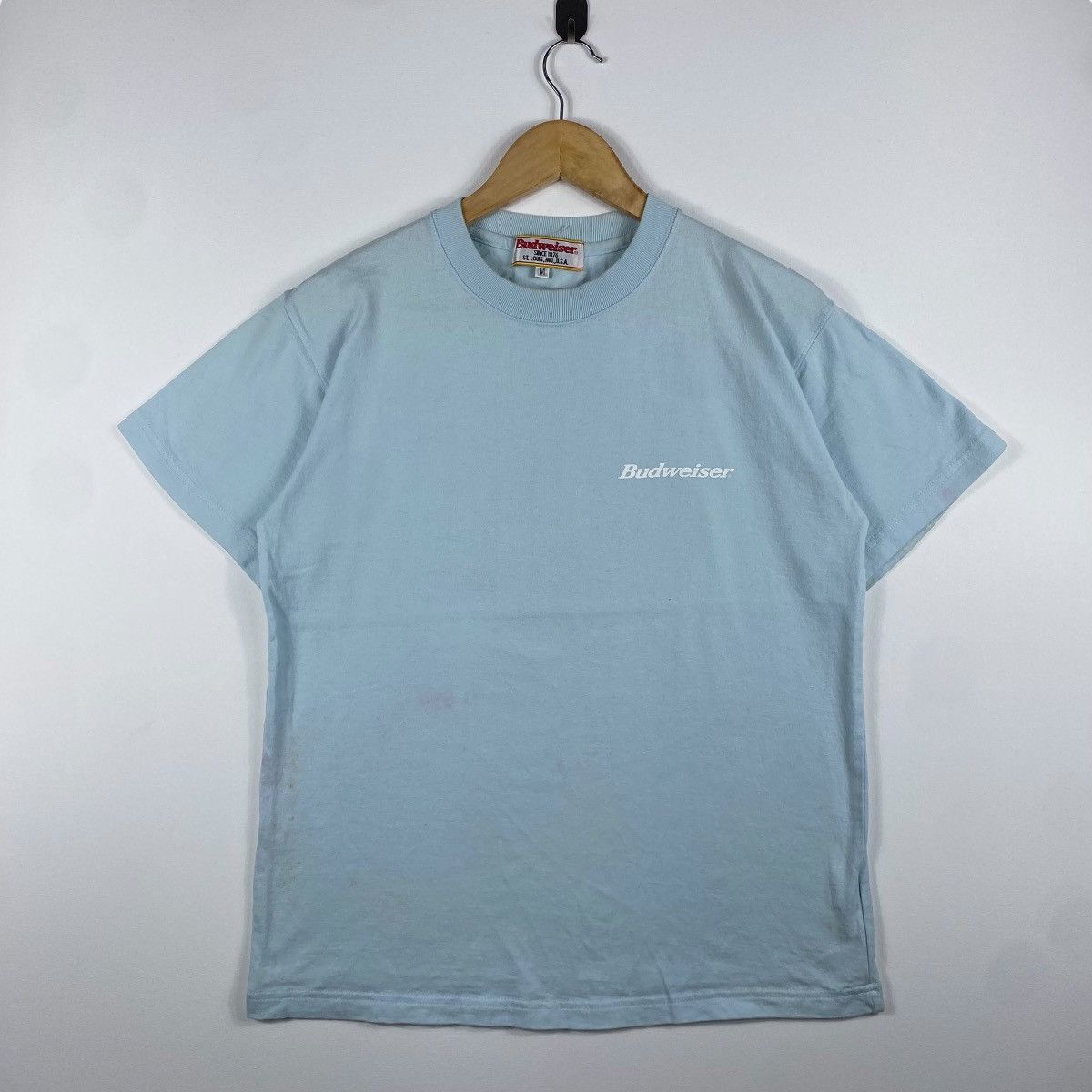 Budweiser × Vintage Vintage 90's BUDWEISER World's Largest Selling Beer Hawaiian Size US M / EU 48-50 / 2 - 5 Thumbnail