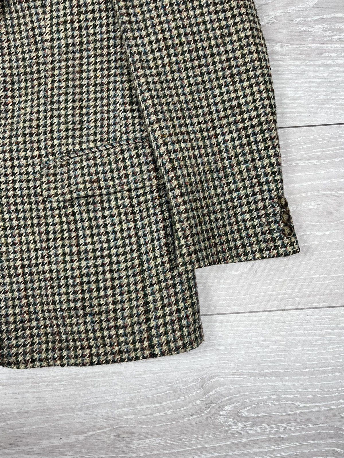 Harris Tweed Harris Tweed England Vintage 100% Wool Blazer Jacket Size 40R - 5 Thumbnail