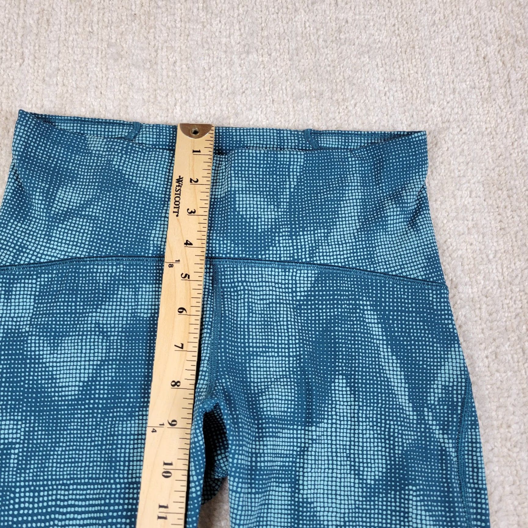 Lululemon Fast and Free High-Rise Tight 25 Womens Size 6 Blue Nulux Geometric