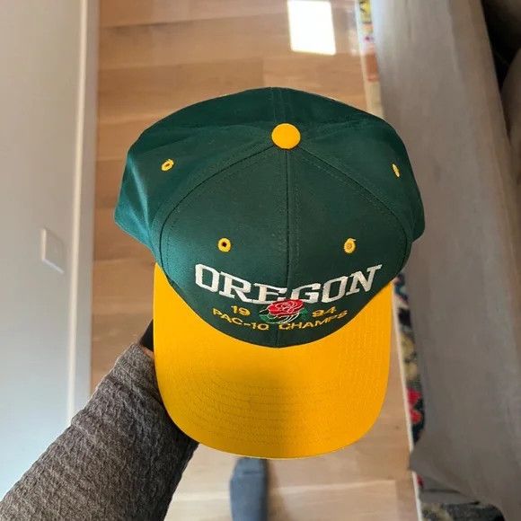 Richardson *VINTAGE* Oregon Ducks 1994 Pac-10 Champs Hat / Snapback Size ONE SIZE - 2 Thumbnail