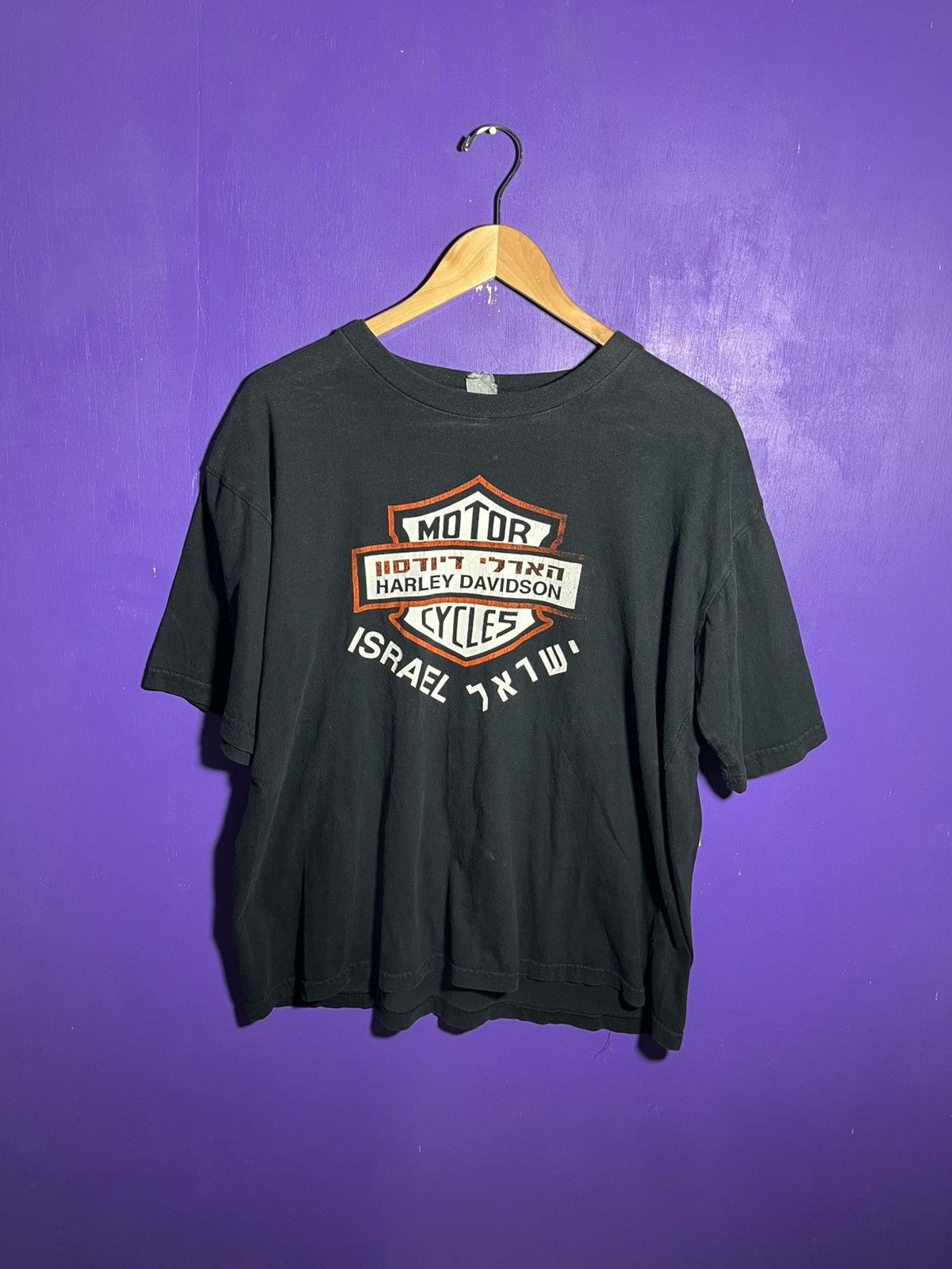Harley Davidson × Vintage Vintage 90s Harley Davidson Israel 