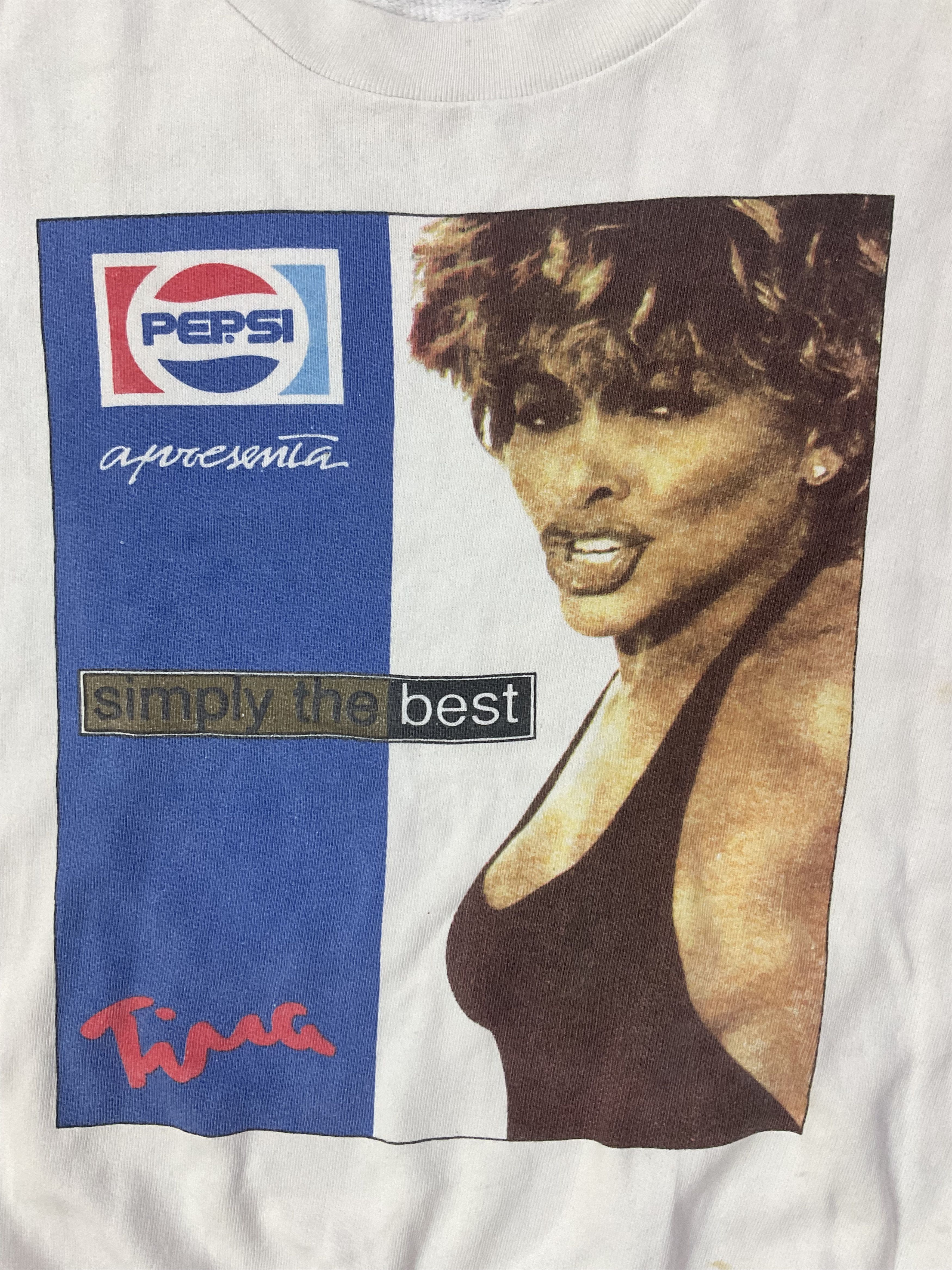 Band Tees Vintage 90s Pepsi Tina Turner Simply The Best Sweatshirt Size US M / EU 48-50 / 2 - 3 Thumbnail
