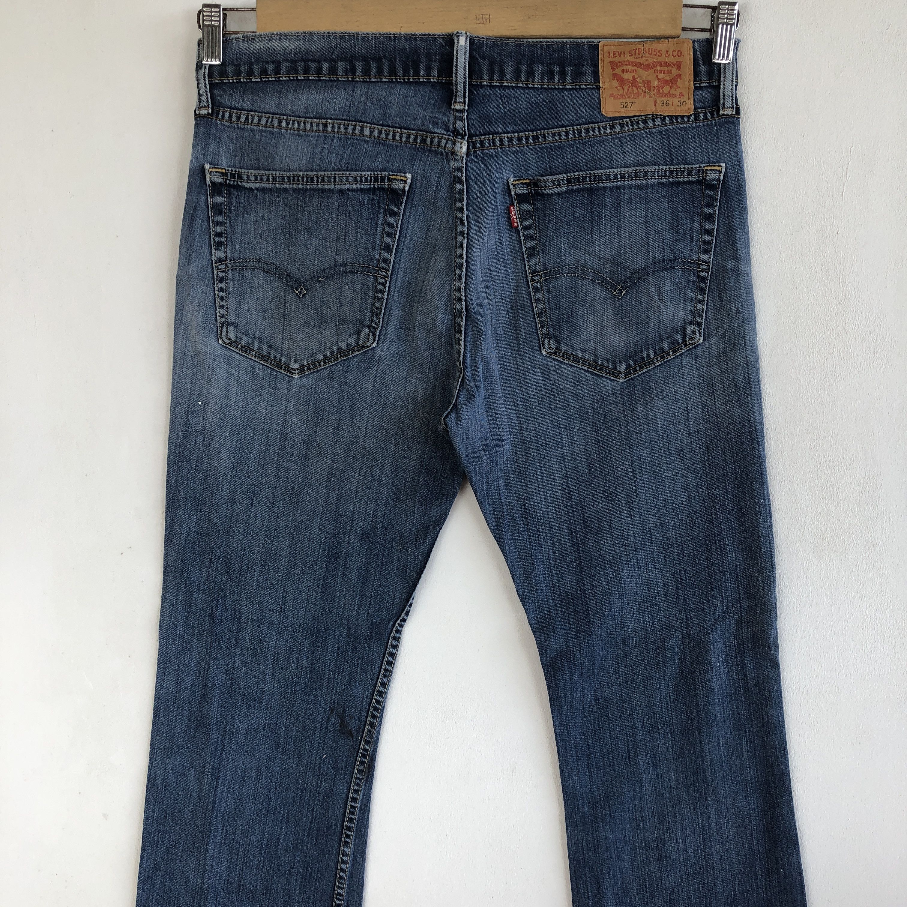 Levi's × Vintage Vintage Levis 527 Low Flare Jeans Levi's Bootcut Denim Size US 32 / EU 48 - 4 Thumbnail