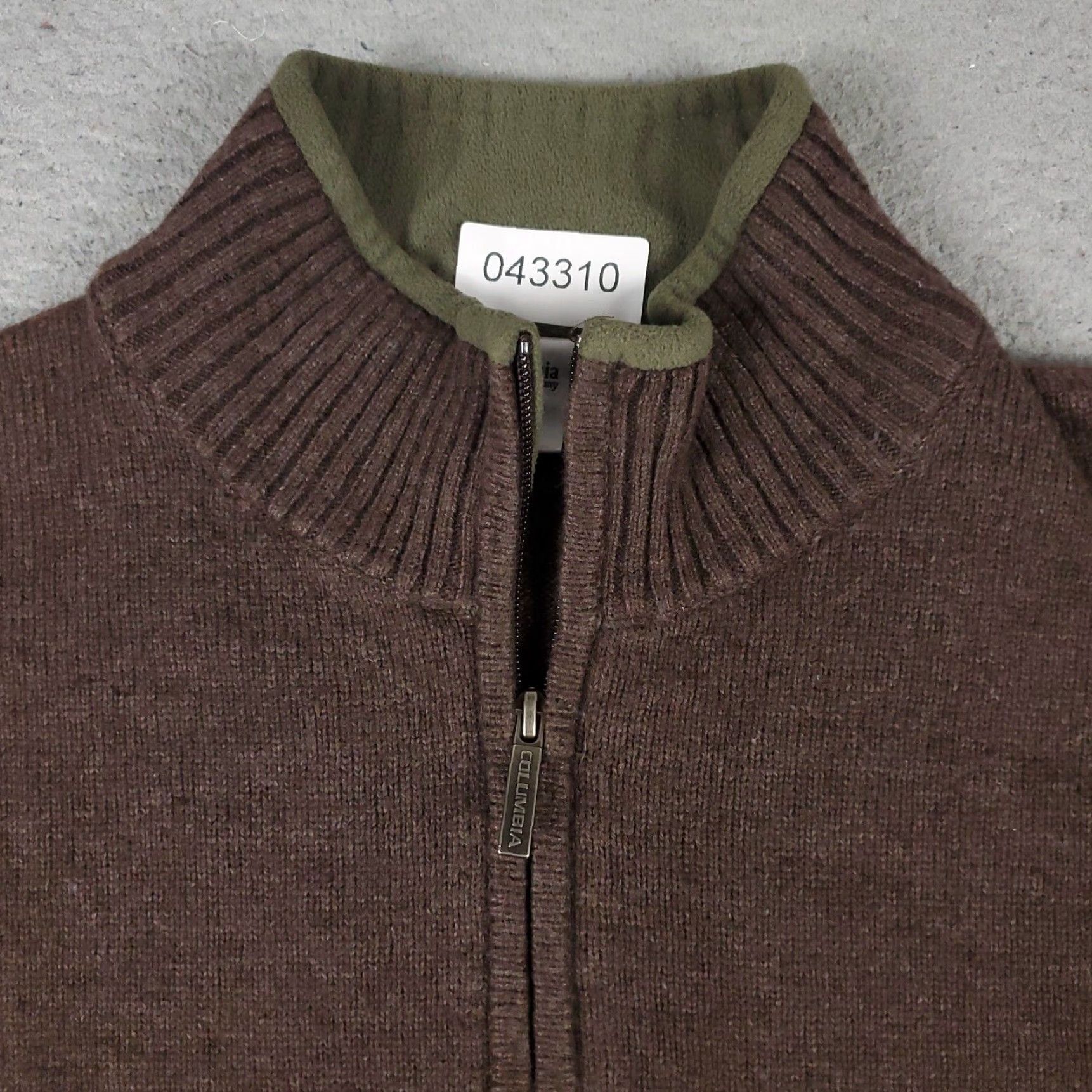 Vintage VINTAGE Columbia Sweater Men's 2XL Pullover Knit 1/4 Zip Brown Casual Outdoor Size US XXL / EU 58 / 5 - 2 Thumbnail