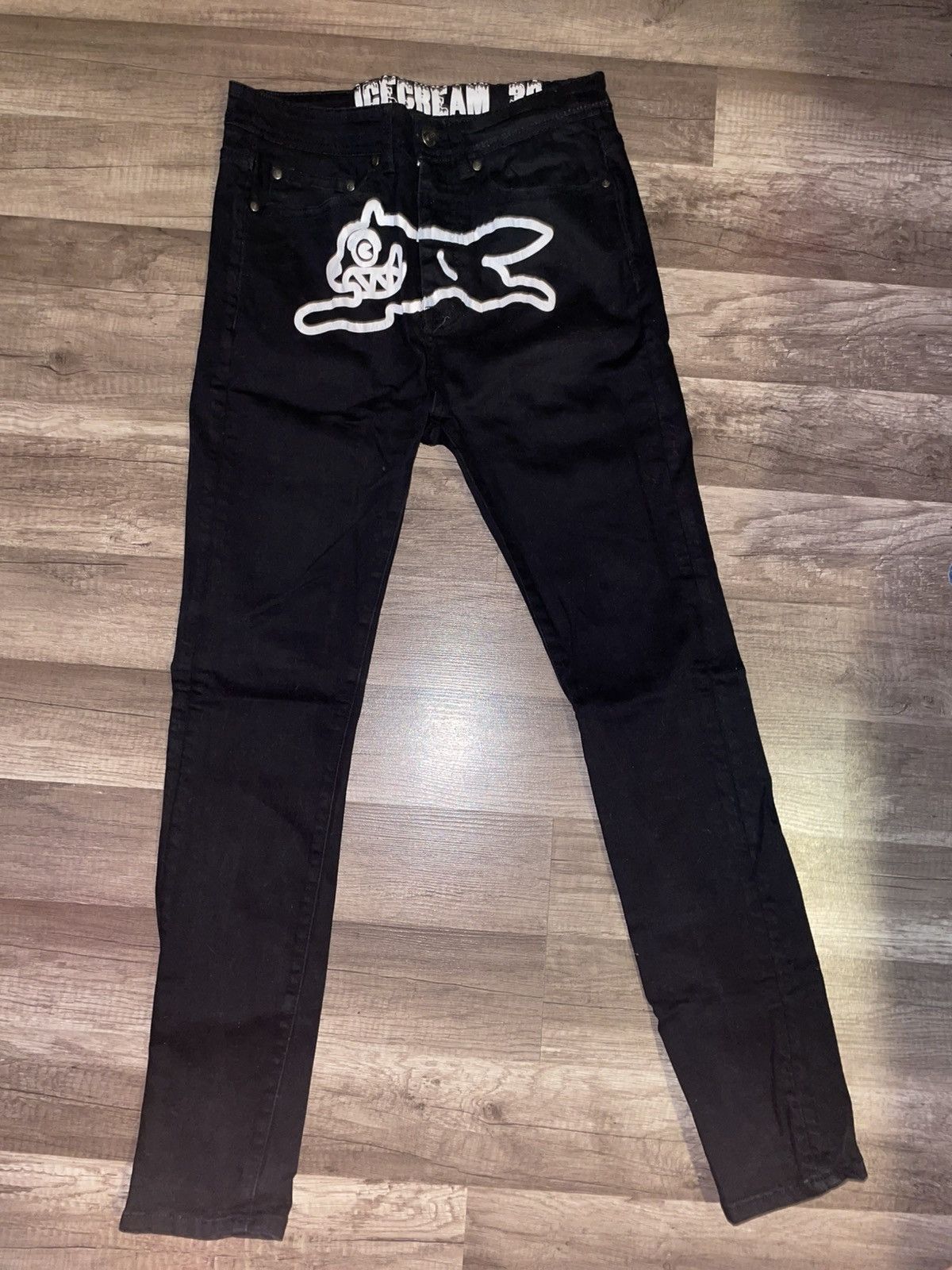 Billionaire Boys Club × Icecream RUNNING DOG DENIM - BLACK / L
