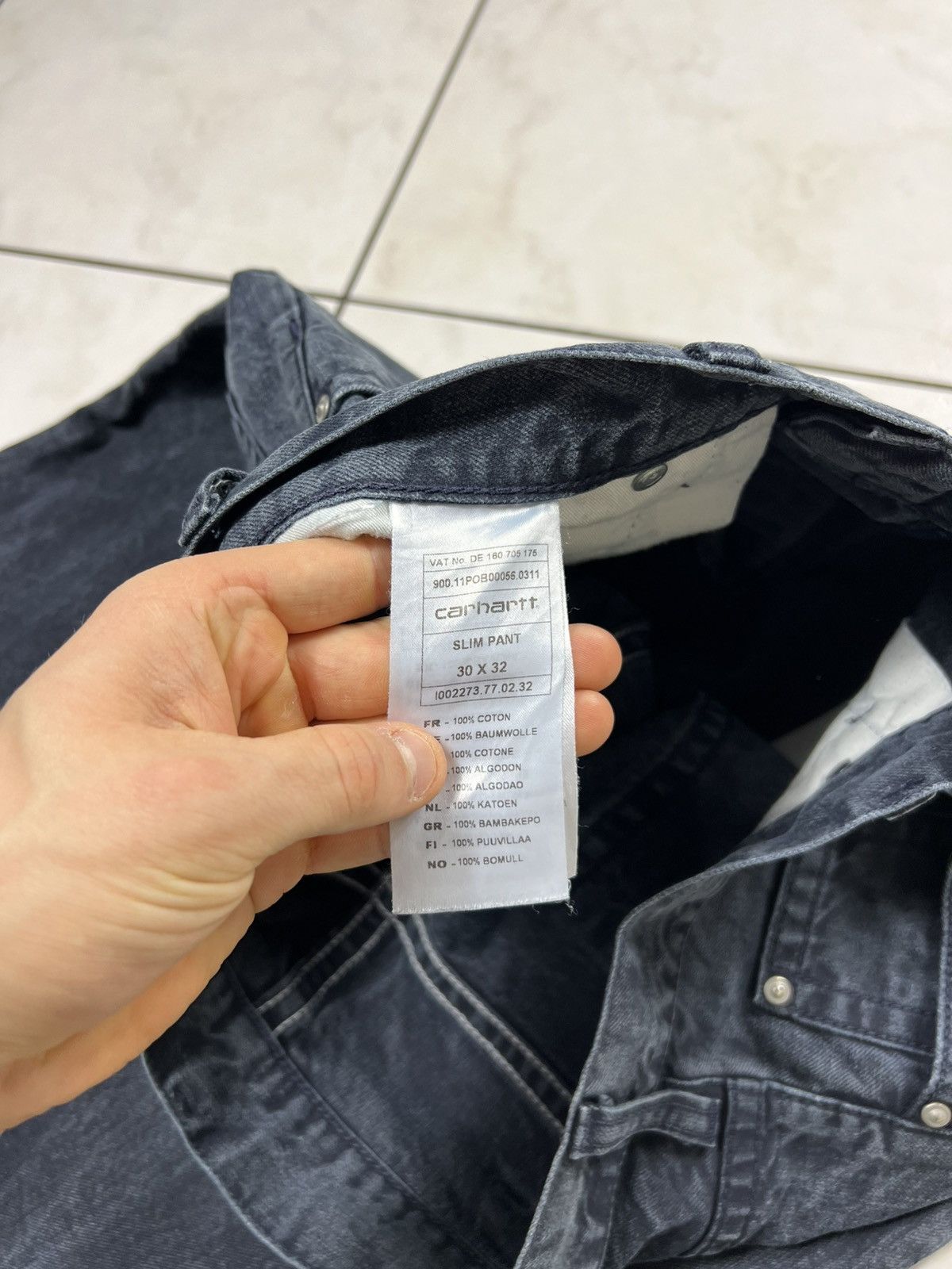 Carhartt Vintage Carhartt slim pant straight washed y2k jeans regular Size US 30 / EU 46 - 19 Thumbnail