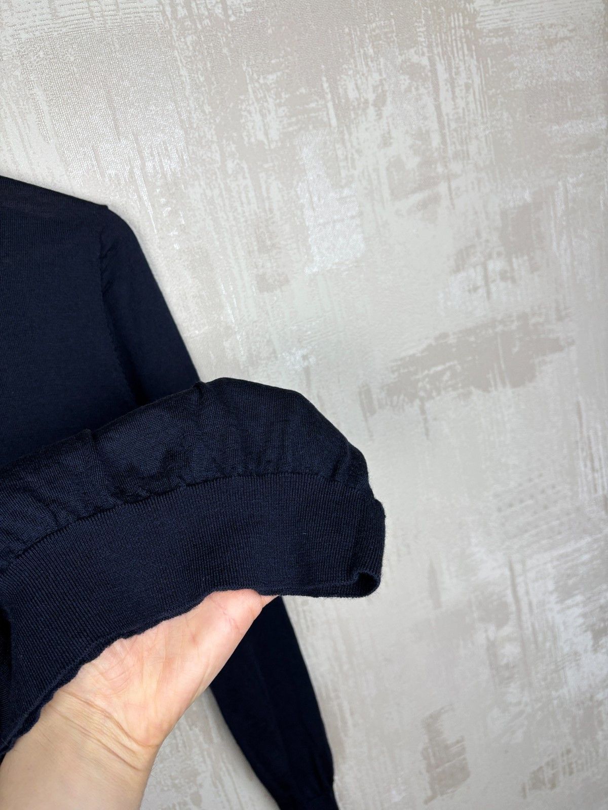 Suitsupply SuitSupply Merino Wool Crew Neck Dark Navy Size US M / EU 48-50 / 2 - 5 Thumbnail