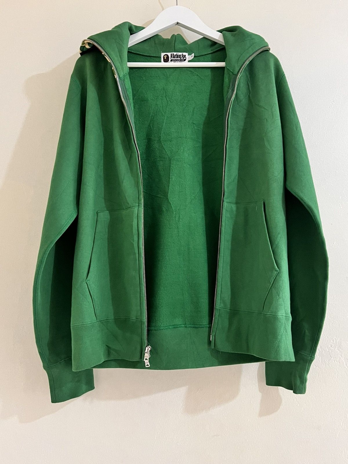 Bape BAPE Baby Milo Shark Hoodie – Green Camo Size US M / EU 48-50 / 2 - 1 Thumbnail