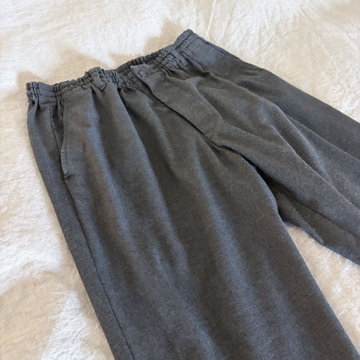 Sage De Cret Wool Blend Pleated Trousers Size US 32 / EU 48 - 2 Thumbnail